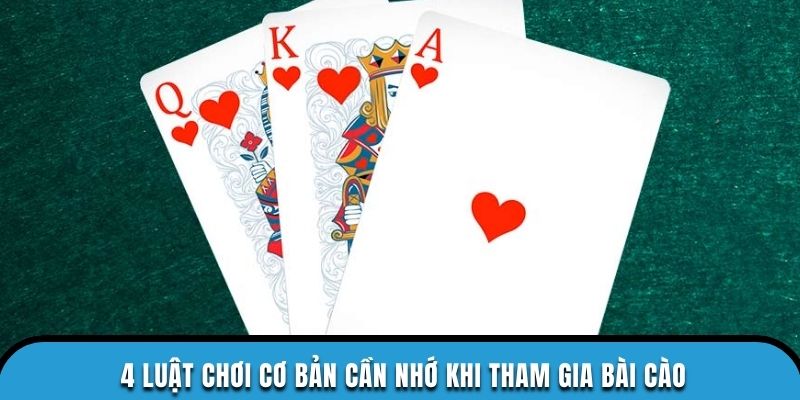4 luật chơi cơ bản cần nhớ khi tham gia bài cào